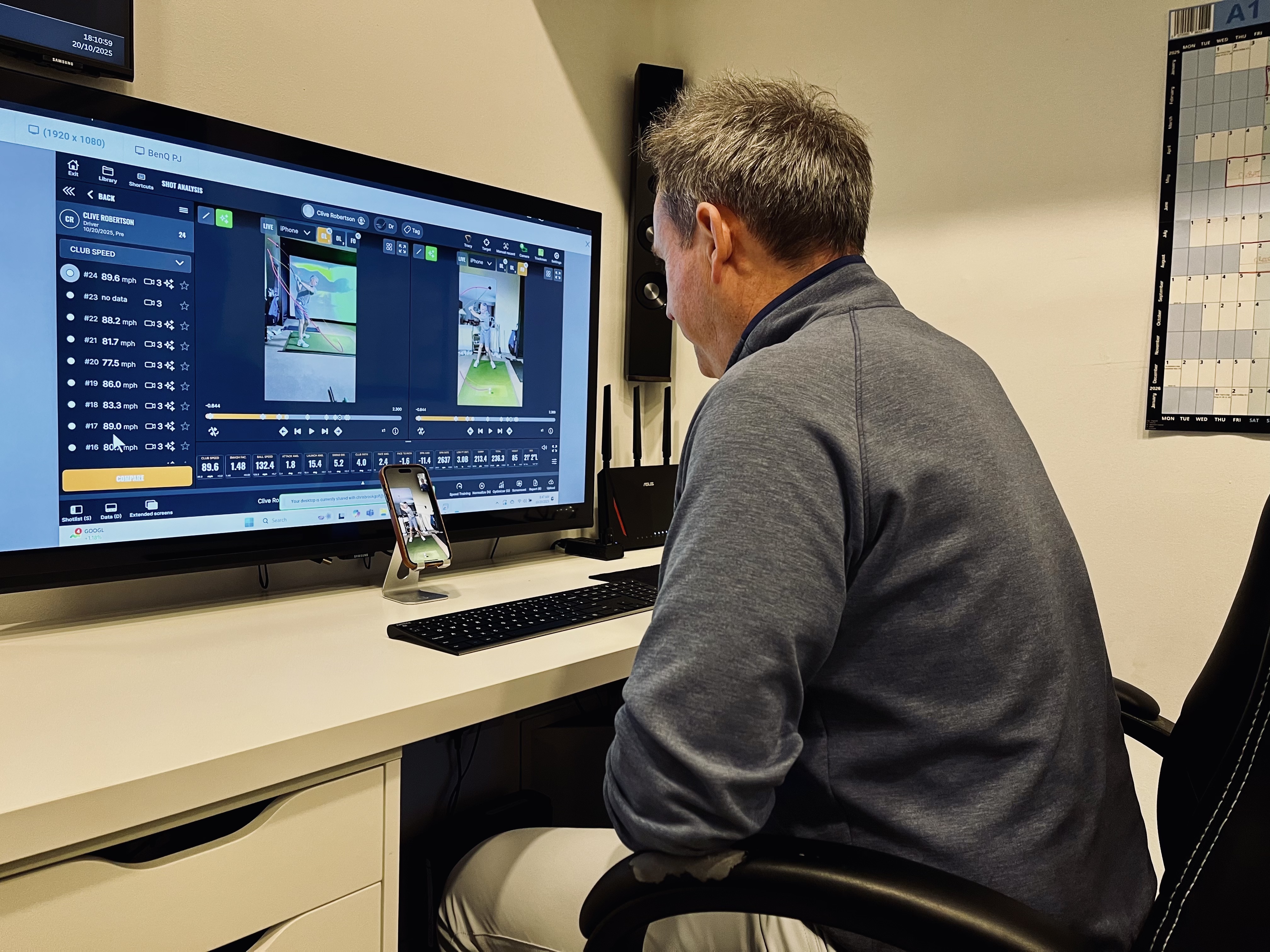 Live Online Golf Coaching via FaceTime or WhatsApp