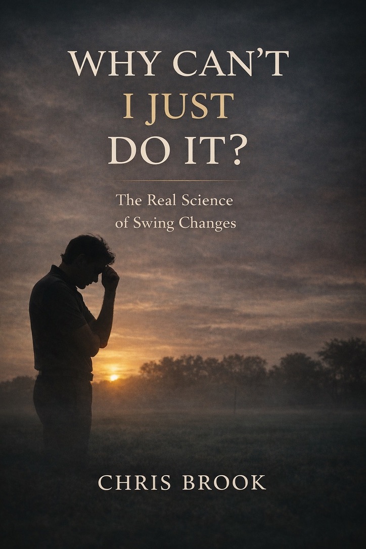 Why Can’t I Just Do It? book cover by Chris Brook